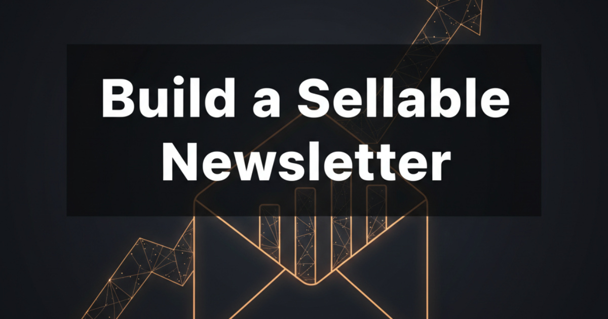 Editorial image for building and scaling a sellable newsletter business