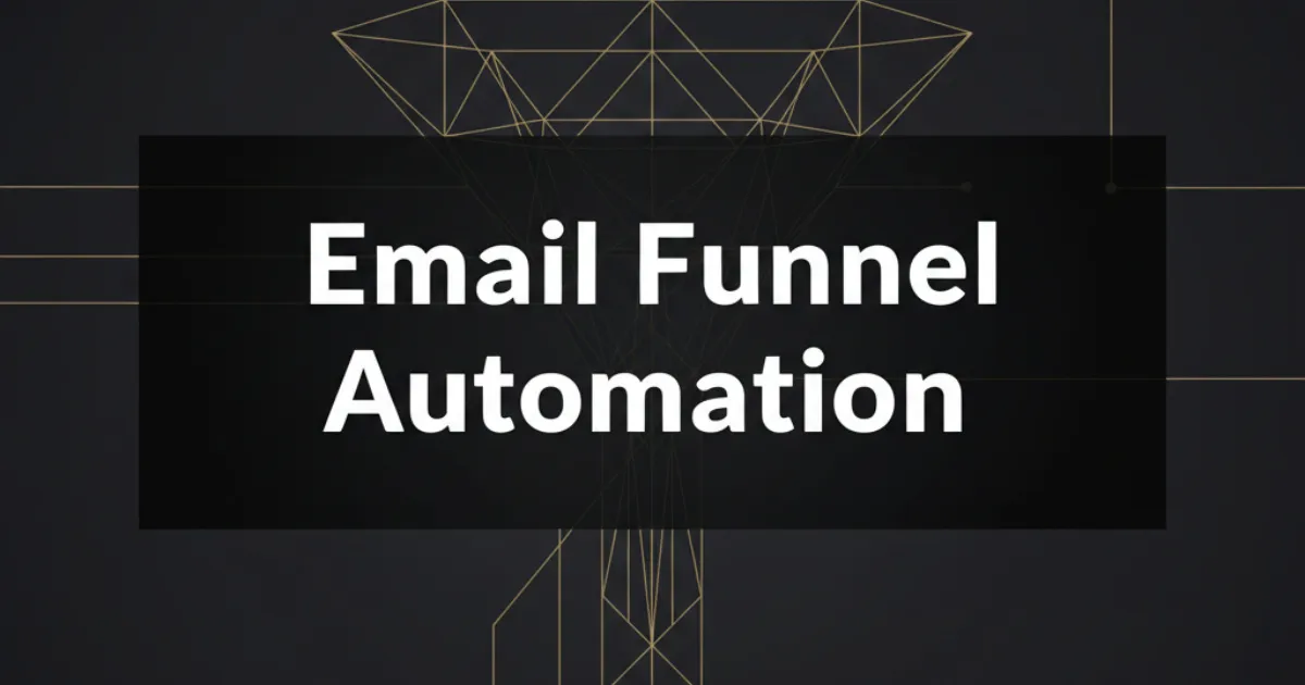 Email automation funnel playbook visual