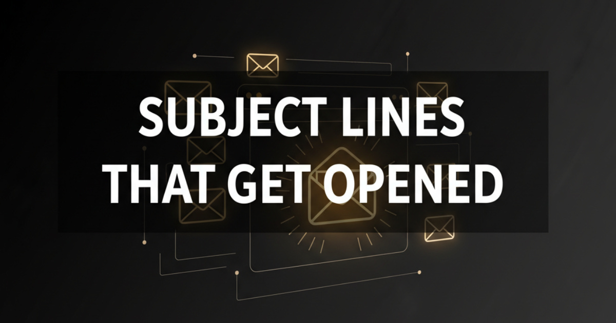 Editorial image for subject line strategy